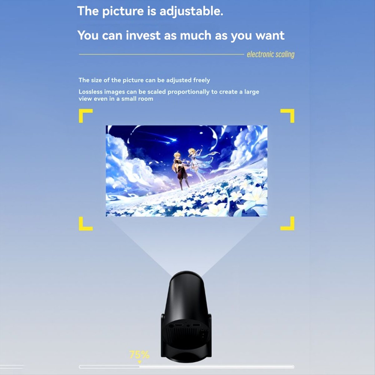 Home Cinema Quad - Proyector 1080P para Android12 WiFi 6