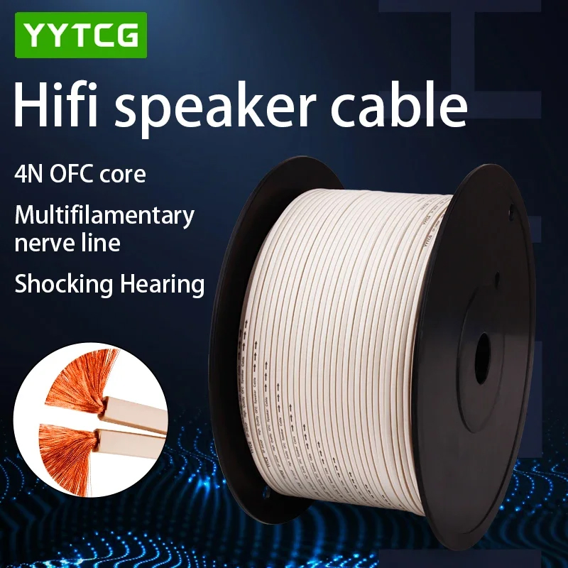 Home Cinema Solution - YYTCG DIY Cable de altavoz Cable