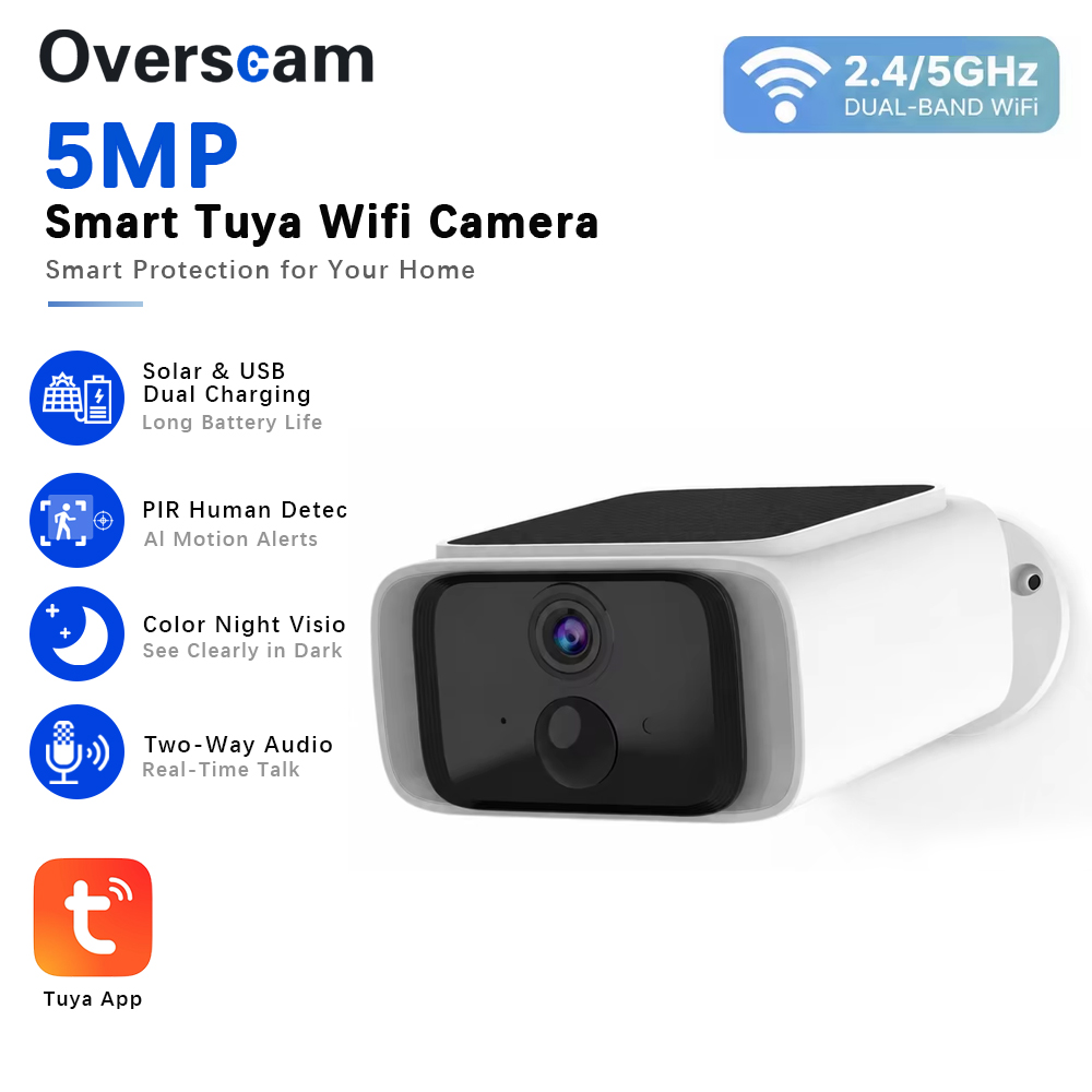 Home Cinema Sony - Cámara de seguridad Solar Tuya de