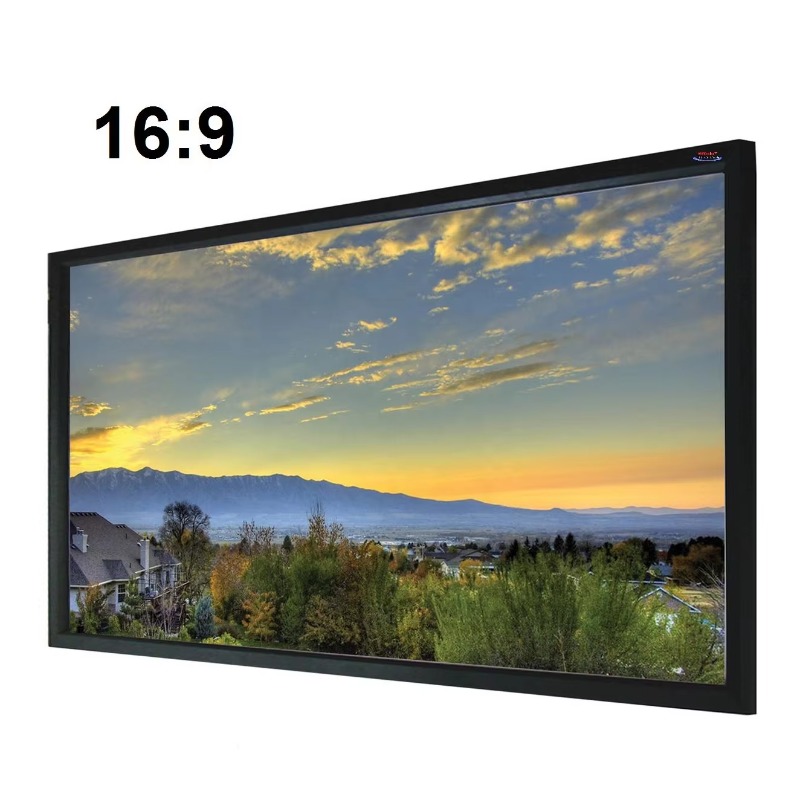 Home Cinema Projector Screen - Pantalla de Proyección Plana Fija de