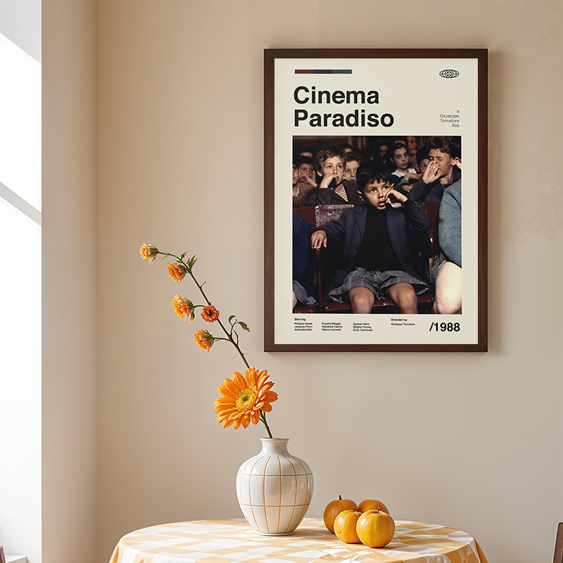 Póster de película clásica vin - Home Cinema Design reseña y precio