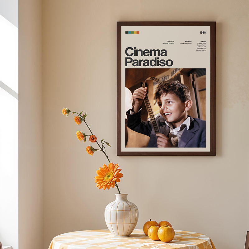 Póster de película clásica vin - Home Cinema Design reseña y precio