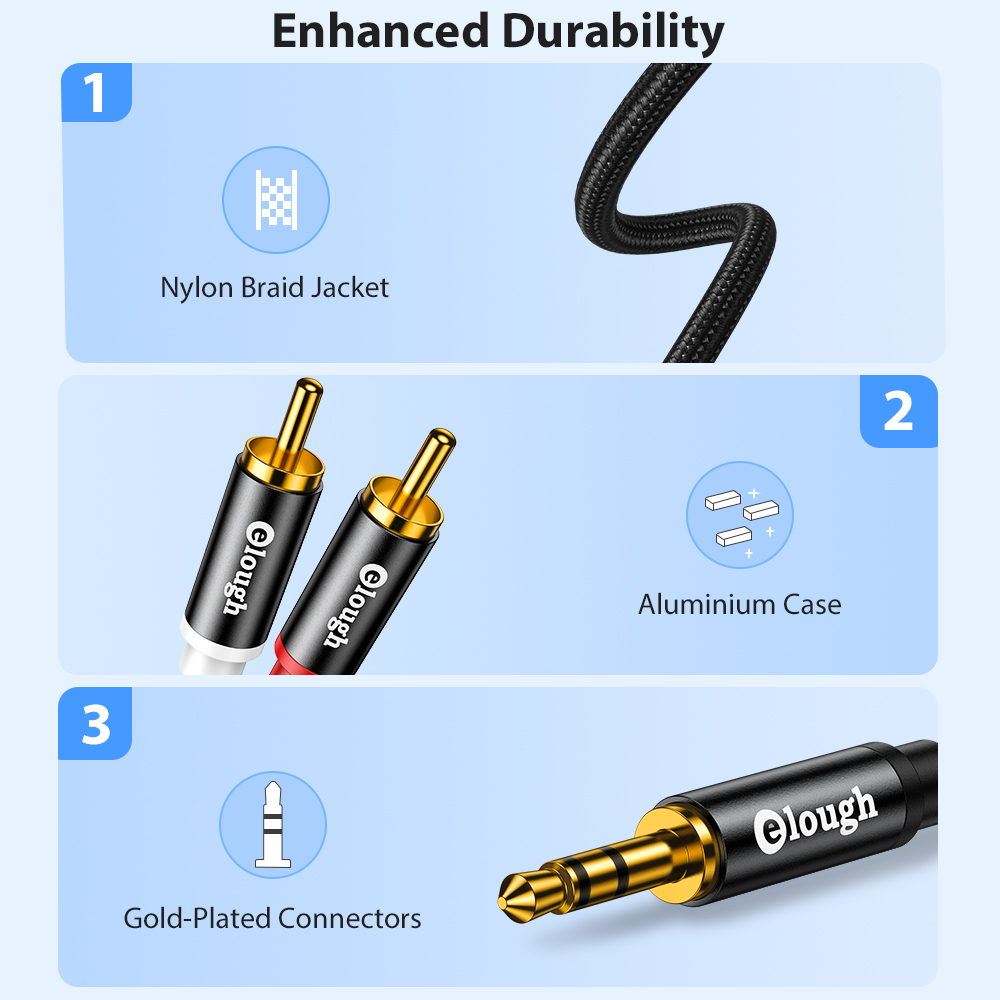 Elough-Cable RCA AUX para alta - Home Cinema Solution reseña y precio