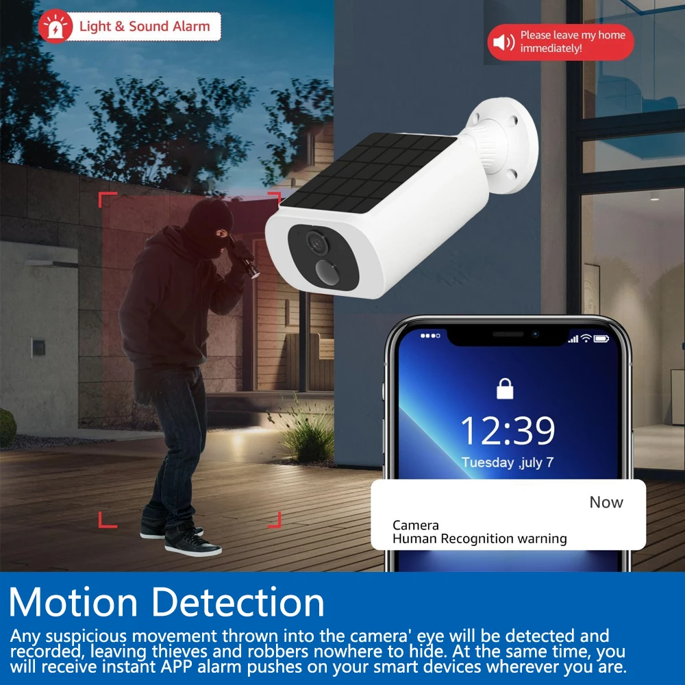 Cámara de seguridad Solar Tuya - Home Cinema Sony reseña y precio