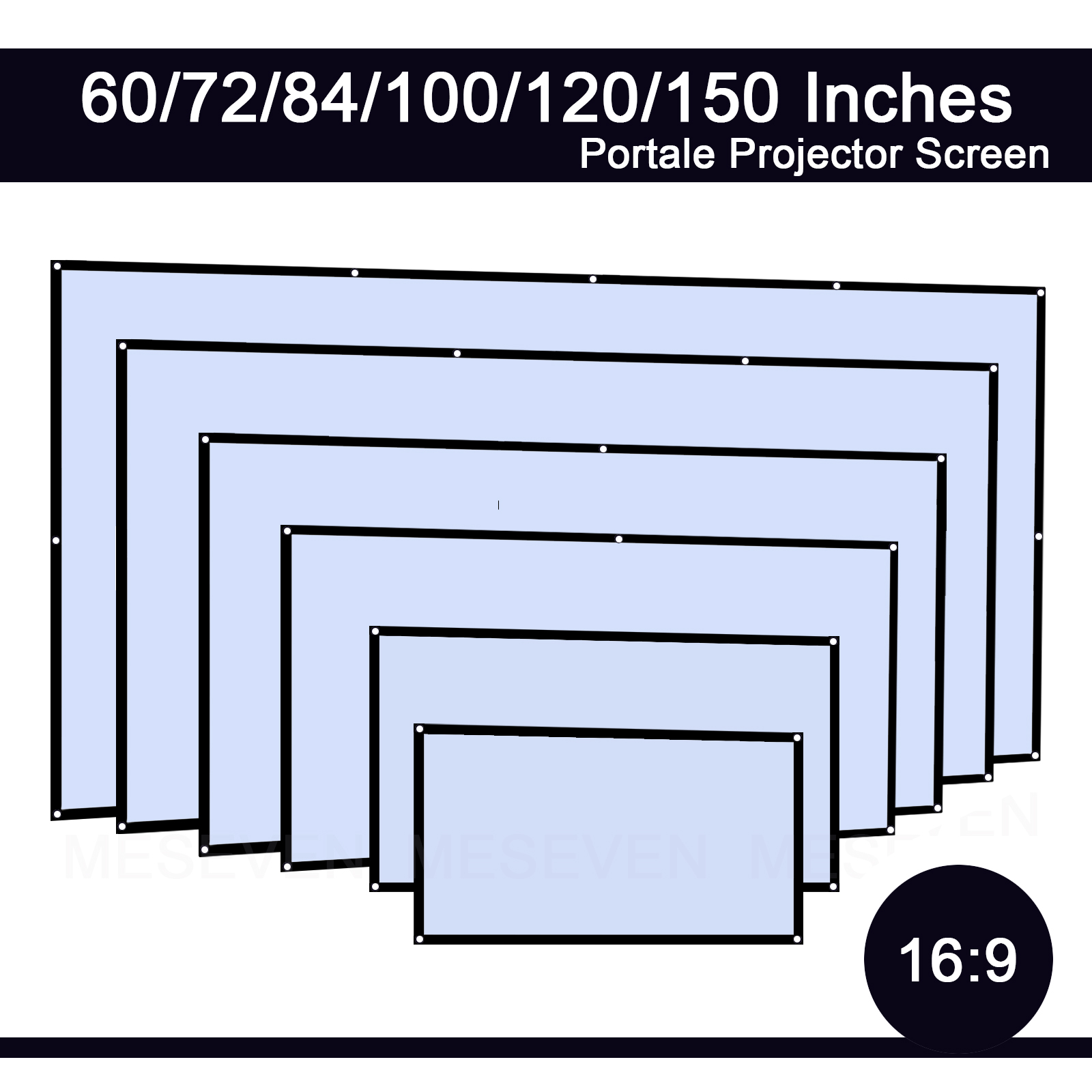 Pantalla de proyector portátil - Home Cinema Projector Screen reseña y precio