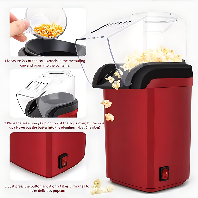 Mini Máquina Automática para H - Popcorn Machine Home reseña y precio