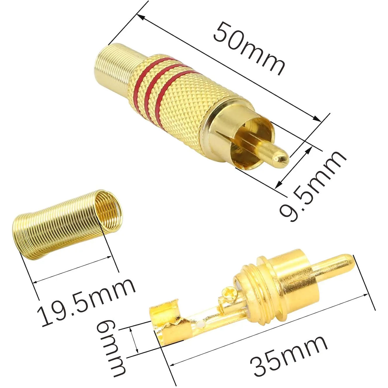 Conector de Audio y Video RCA  - Home Cinema Solution reseña y precio