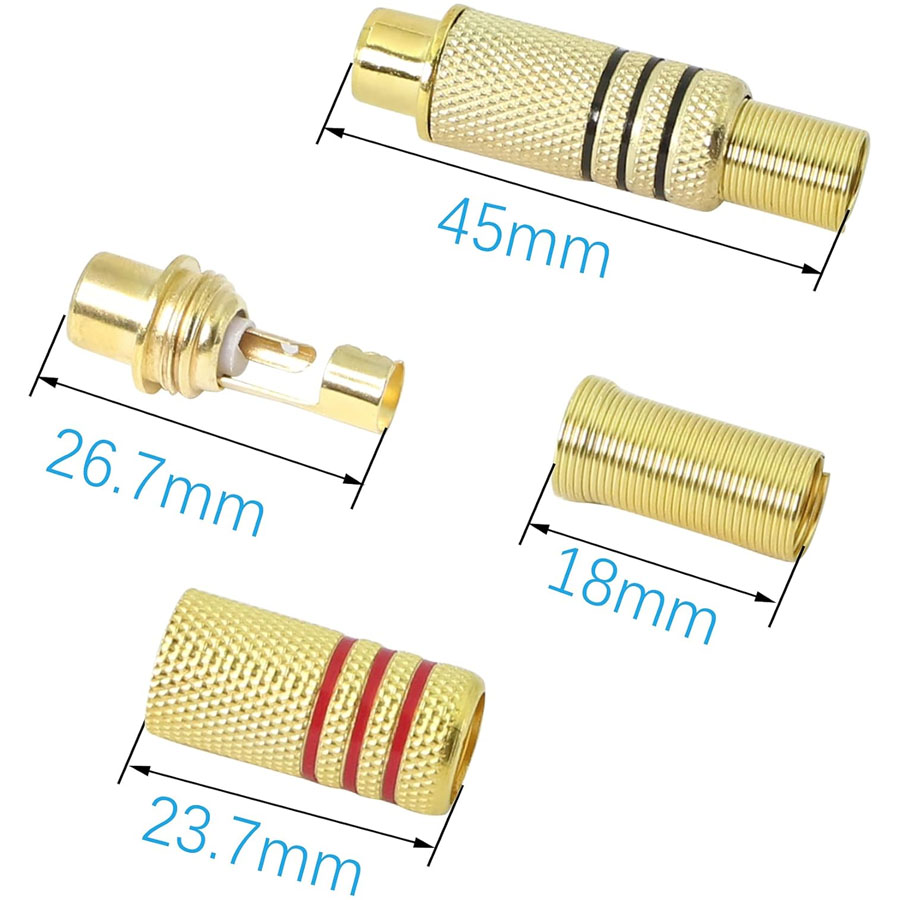 Conector de Audio y Video RCA  - Home Cinema Solution reseña y precio